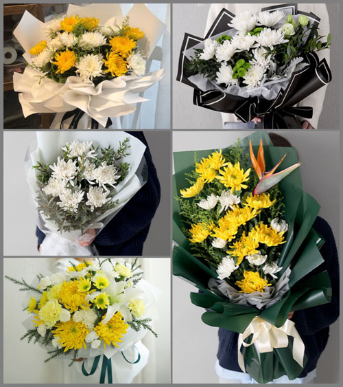 陕西渭南市韩城市桑树坪镇白事花束代送